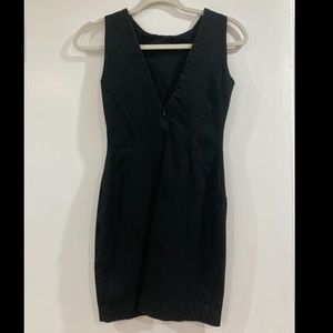 Black bodycon dress